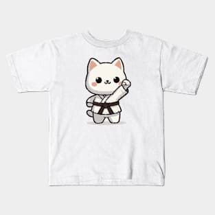 Karate Cat Kids T-Shirt